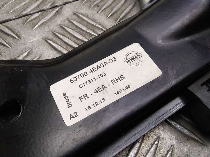 Nissan Qashqai (2013 - 2017)  807004EA0A Передний комплект электрического механизма для подъема окна