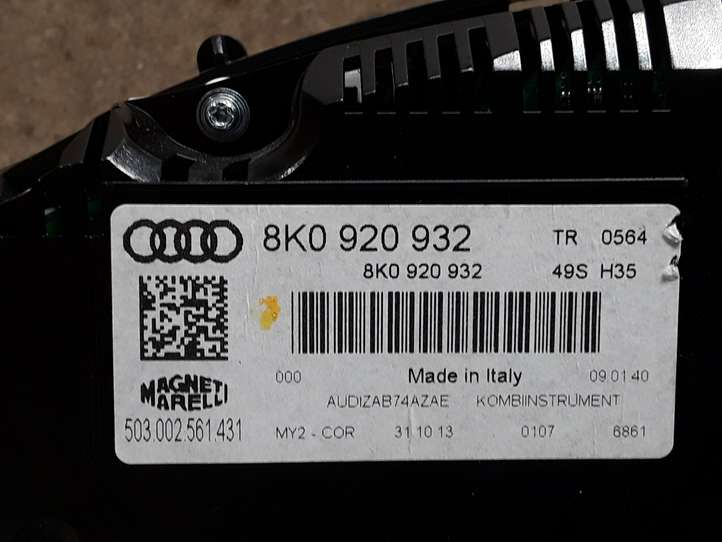 Audi A4 (2011 - 2015)  8K0920932 Спидометр (приборный щиток)