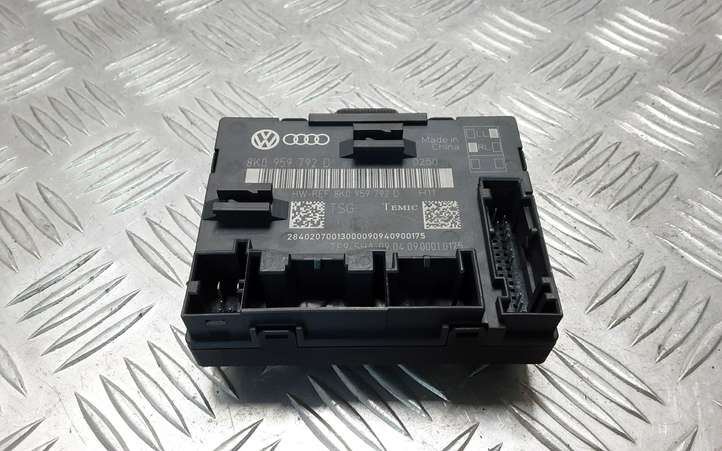 Audi A4 allroad (2009 - 2011)  8K0959792D Блок управления дверью