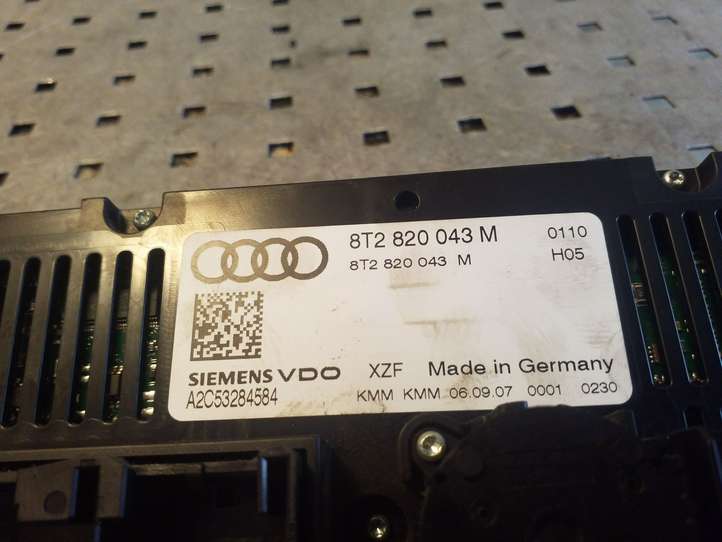 Audi A5 (2007 - 2011)  8T2820043M Блок управления кондиционера воздуха / климата/ печки (в салоне)