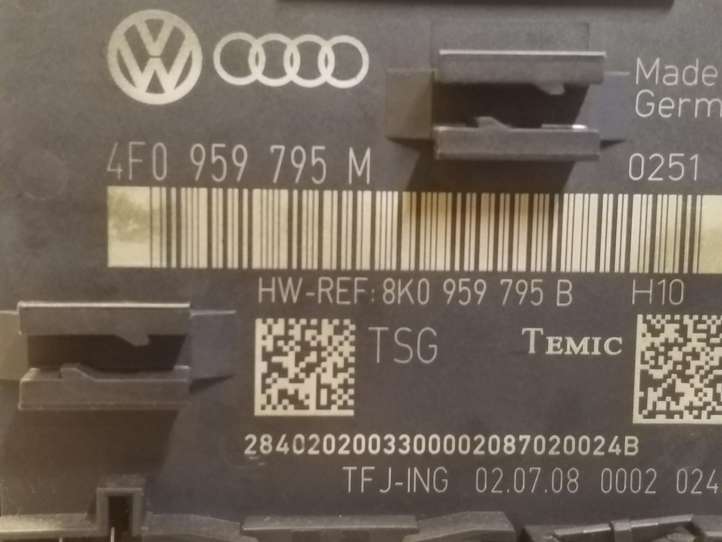 Audi Q7 (2005 - 2009)  4F0959795M Блок управления дверью