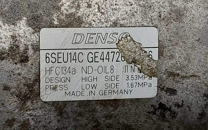 Toyota Verso (2012 - 2015) GE4472601496 Компрессор (насос) кондиционера воздуха — фото 2