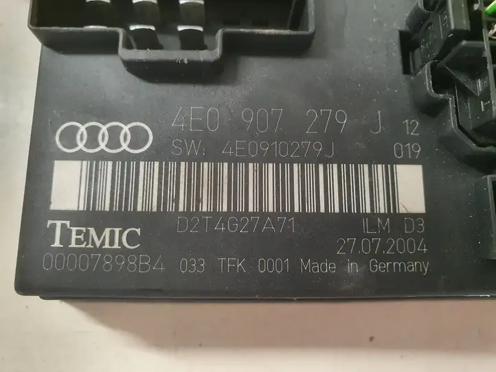 Audi A8 S8 D3 4E (2002 - 2005) 4E0907279J Модуль комфорта — фото 2
