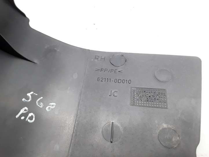 Toyota Yaris (2005 - 2009)  621110D010 Боковая отделка пространства для ног