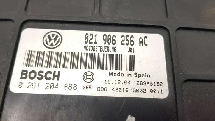 Volkswagen Transporter-Caravelle (1990 - 2003)  021906256AC Блок управления двигателя