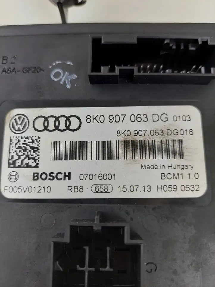 Audi A4 S4 B8 8K (2011 - 2015) 8K0907063DG Модуль комфорта — фото 2