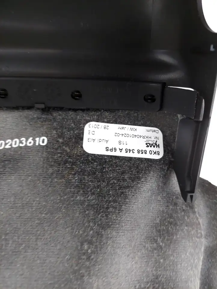 Audi A4 S4 B8 8K (2011 - 2015) 8K0858345A Обшивка рулевой колонки — фото 2