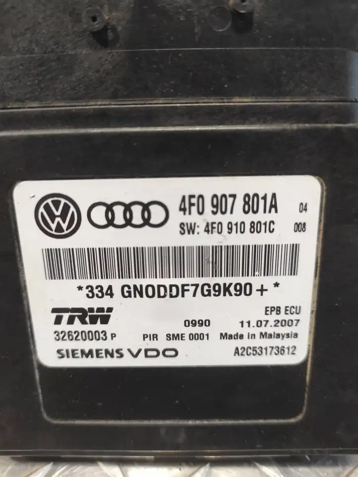 Audi A6 S6 C6 4F (2004 - 2008) 4F0907801A Блок управления тормозной системой — фото 2