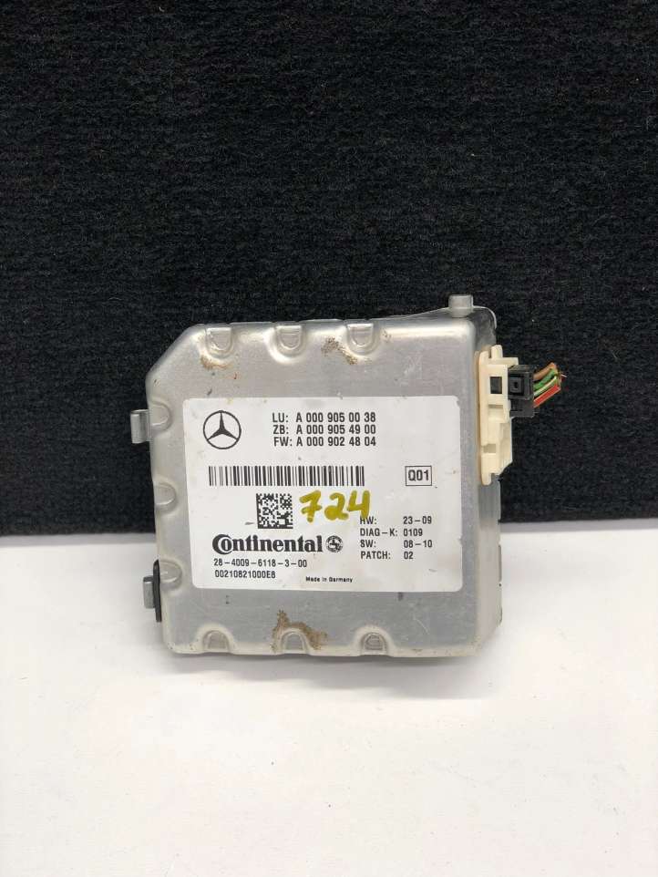 A0009050038 Mercedes-Benz E W212 Priekinio stiklo kamera