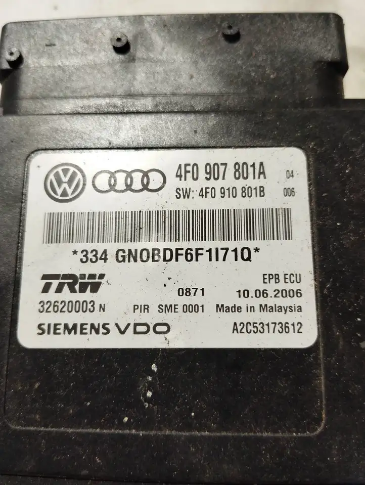 Audi A6 S6 C6 4F (2004 - 2008) 4F0907801A Блок управления тормозной системой — фото 3
