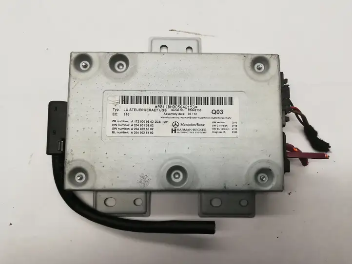 Mercedes-Benz C W204 (2007 - 2014)  A1729009302 Блок управления навигации (GPS)
