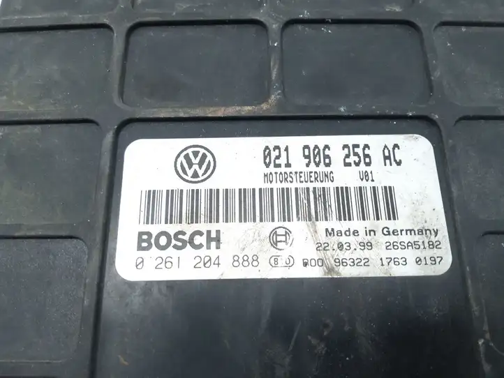 Volkswagen Sharan (2003 - 2010) 021906256 Блок управления двигателем (ECU) — фото 3