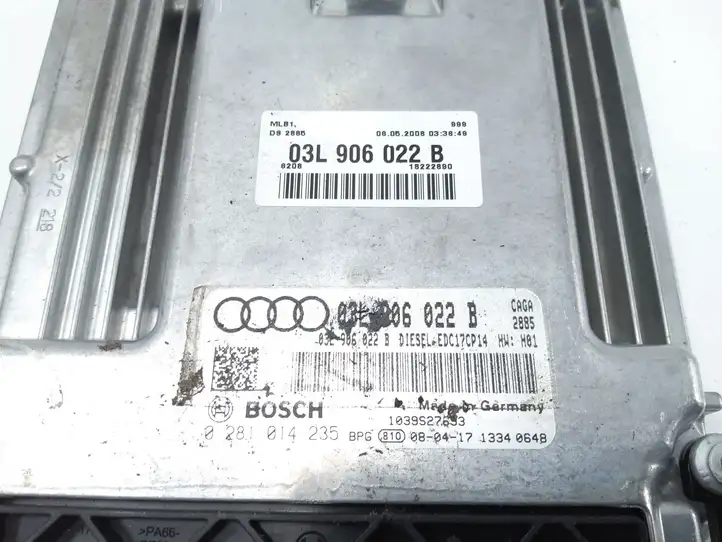 Audi A4 S4 B8 8K (2007 - 2011) 03L906022 Блок управления двигателем (ECU) — фото 3