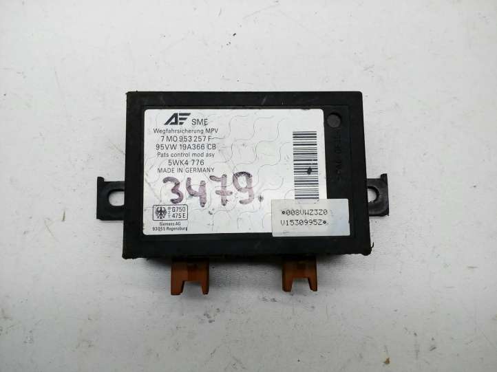 7M0953257F Ford Galaxy Imobilaizerio valdymo blokas