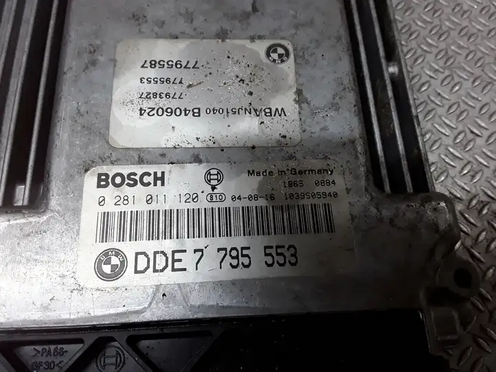BMW 5 E60 E61 (2004 - 2010) DDE7795553 Блок управления двигателем (ECU) — фото 2