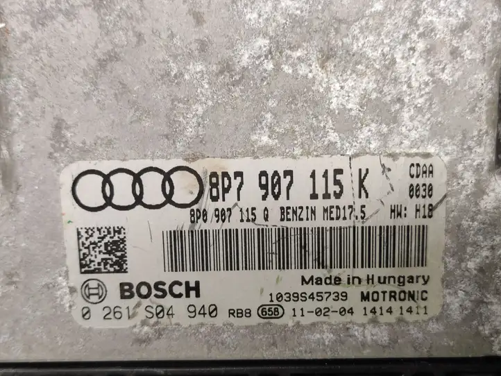 Audi A3/S3 8P (2008 - 2013) 8P7907115K Блок управления двигателем (ECU) — фото 2