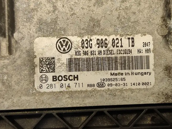 Skoda Octavia Mk2 (1Z) (2004 - 2013) 03G906021TB Блок управления двигателем (ECU) — фото 3