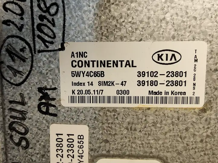 Kia Soul (2011 - 2014) 3910223801 Блок управления двигателем (ECU) — фото 2