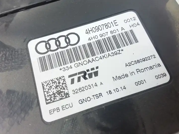 Audi A6 C7 (2011 - 2014) 4H0907801E Блок управления стояночным тормозом — фото 3