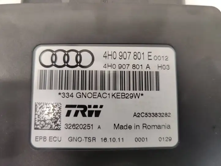 Audi A6 C7 (2011 - 2014) 4H0907801E Блок управления стояночным тормозом — фото 4