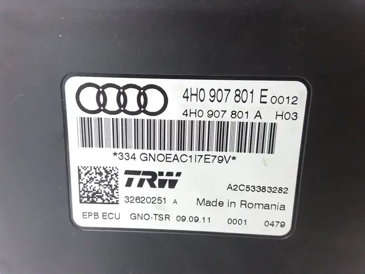 Audi A6 C7 (2011 - 2014) 4H0907801E Блок управления стояночным тормозом — фото 2