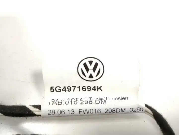 Volkswagen Golf VII (2013 - 2019) 5G4971694K Проводка задней двери — фото 2