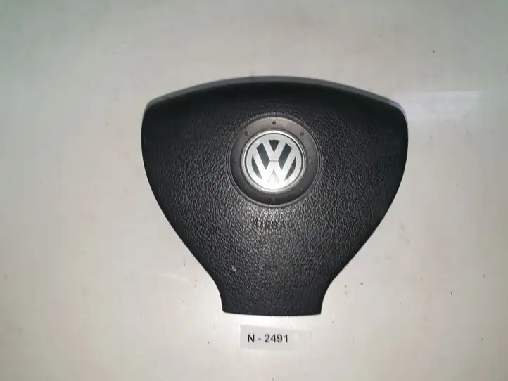 Volkswagen Caddy (2004 - 2010) 2K0880201E Подушка безопасности руля — фото 1