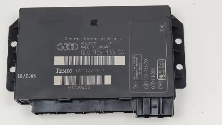 Audi A4 S4 B6 8E 8H (2000 - 2006) 8E0959433CA Модуль комфорта — фото 1