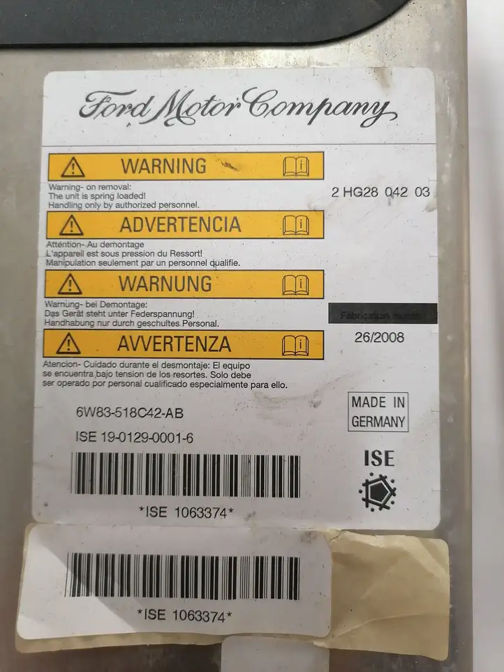 Volvo C70 (2005 - 2009) 6W83518C42AB Система защиты от опрокидывания — фото 2