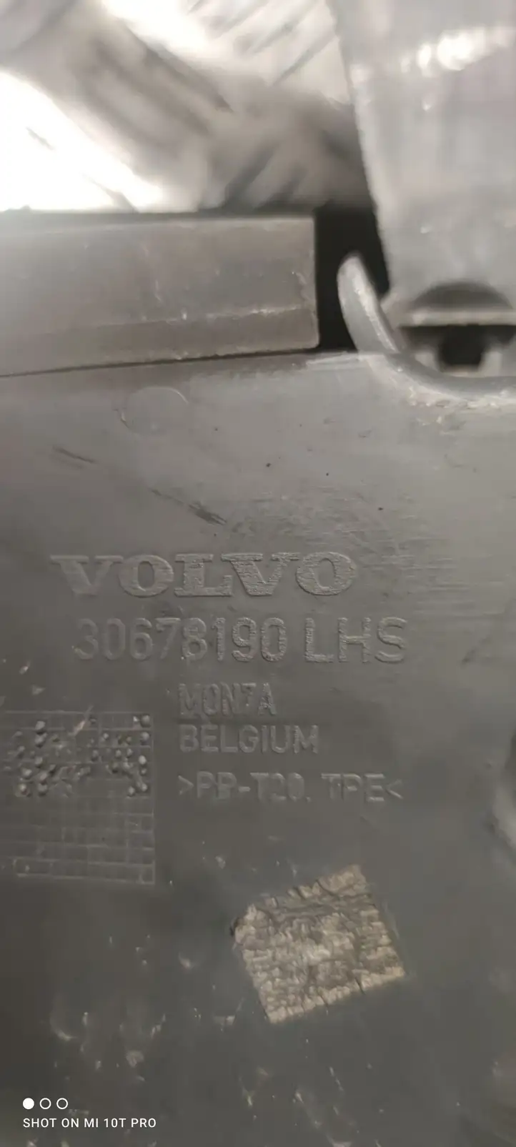 Volvo V70 (2007 - 2013) 30678190 Дефлектор воздуха — фото 2