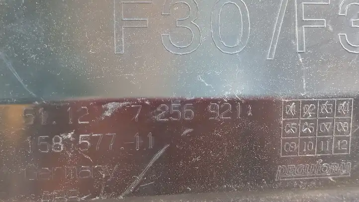 BMW 3 F30 F35 F31 (2012 - 2018) 51127256921 Кронштейн заднего бампера — фото 2