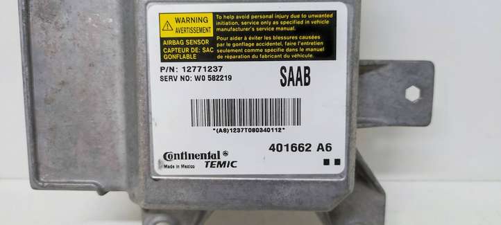 Saab 9-3 Ver2 (2008 - 2016)  12771237 Блок управления надувных подушек
