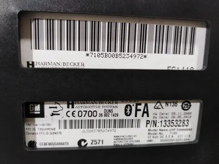 Opel Insignia A (2008 - 2017) 13353283 Bluetooth модуль — фото 3