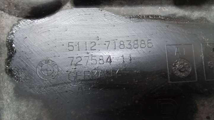 BMW 7 F01 F02 F03 F04 (2008 - 2016)  7183886  Держатель заднего бампера (кронштейн)