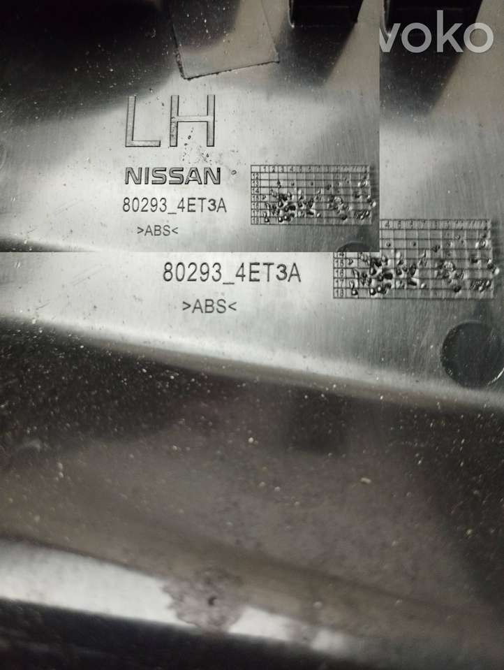 Nissan Qashqai (2017 - 2020)  802934ET3A Другая деталь отделки пере́дней дверей
