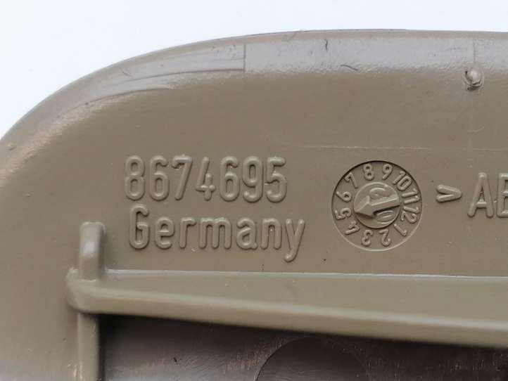 Volvo S60 (2000 - 2004)  8674695 Отделка лыжи переднего сиденья водителя