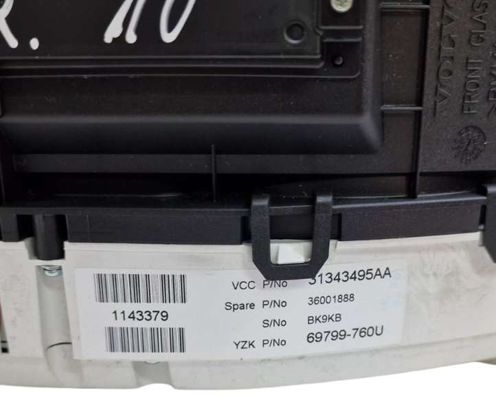 Volvo XC60 (2008 - 2013)  31343495AA Спидометр (приборный щиток)