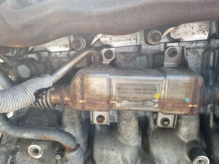 Toyota Avensis T250 (2006 - 2009) 256800R01000 Охладитель клапана EGR — фото 1