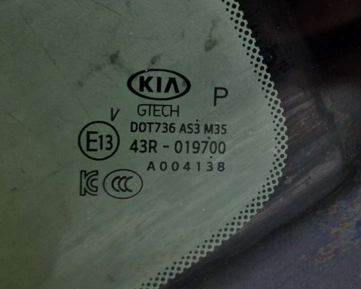 Kia Soul (2019 - )  43R019700 Заднее боковое стекло кузова