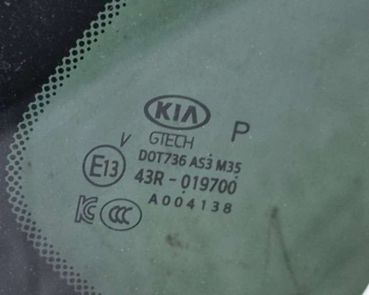 Kia Soul (2019 - )  43R019700 Заднее боковое стекло кузова