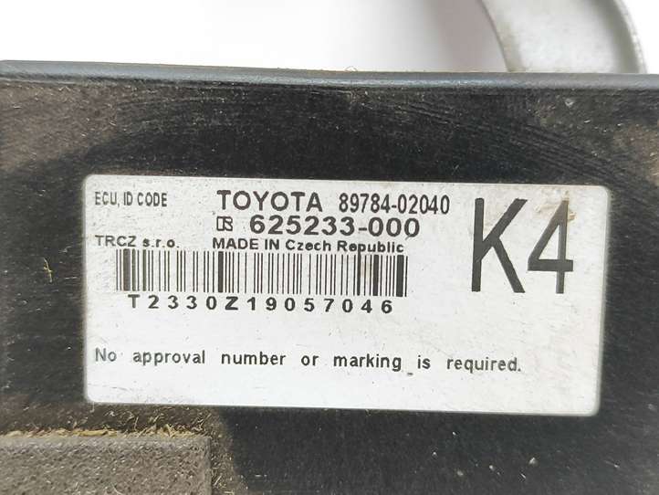Toyota Auris 150 (2006 - 2012)  8978402040 Блок управления иммобилайзера