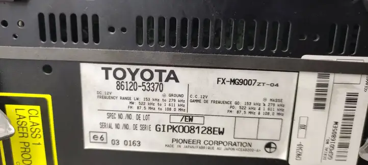 Lexus IS 220D-250-350 (2005 - 2010) 8612053370 Магнитола / мультимедийная система — фото 2
