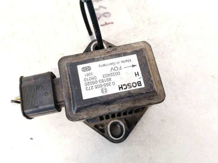 Toyota Avensis T250 (2003 - 2006)  0265005273 Датчик ESP (системы стабильности) (датчик курсовой устойчивости))