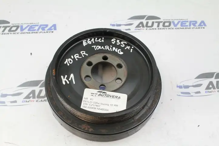 BMW 3 E90 E91 (2005 - 2012) 7593698 Шкив коленчатого вала — фото 1