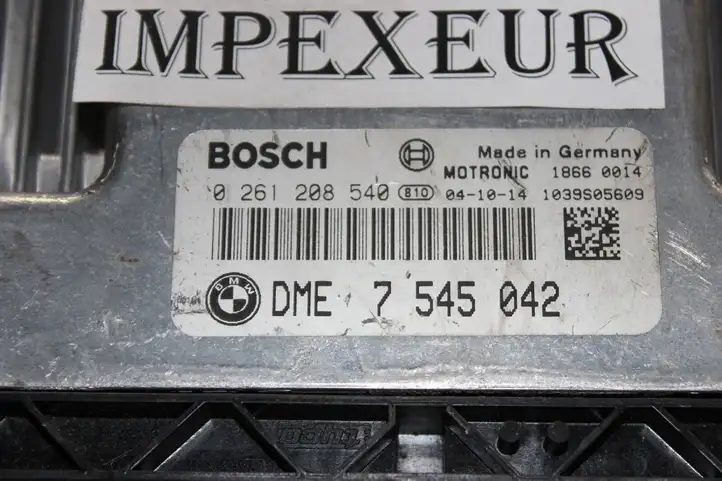 BMW 3 E90 E91 (2005 - 2012) 7545042 Блок управления двигателем (ECU) — фото 2