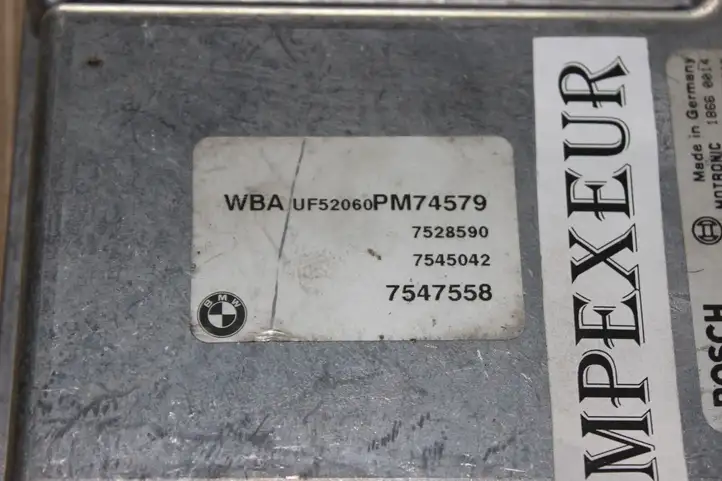 BMW 3 E90 E91 (2005 - 2012) 7545042 Блок управления двигателем (ECU) — фото 3