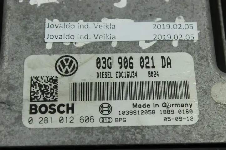 Seat Altea (2004 - 2009) 03G906021DA Блок управления двигателем (ЭБУ) — фото 2