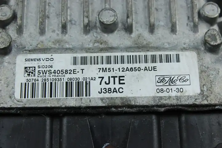 Ford C-MAX I (2003 - 2007) 5WS40582ET Блок управления двигателем (ЭБУ) — фото 2