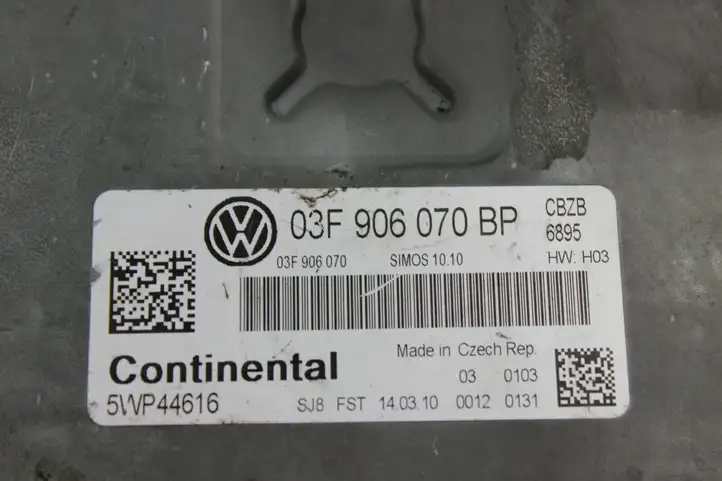 Volkswagen Golf V (2003 - 2009) 03F906070BP Блок управления двигателем (ЭБУ) — фото 2