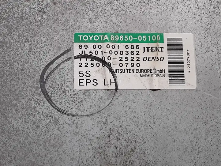 Toyota Avensis T270 (2009 - 2012) 8965005100 Блок управления усилителем руля — фото 3
